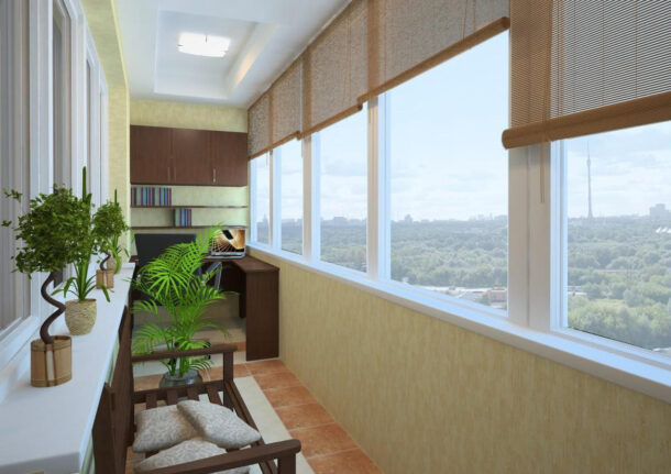 Балкон в качестве жилой комнаты